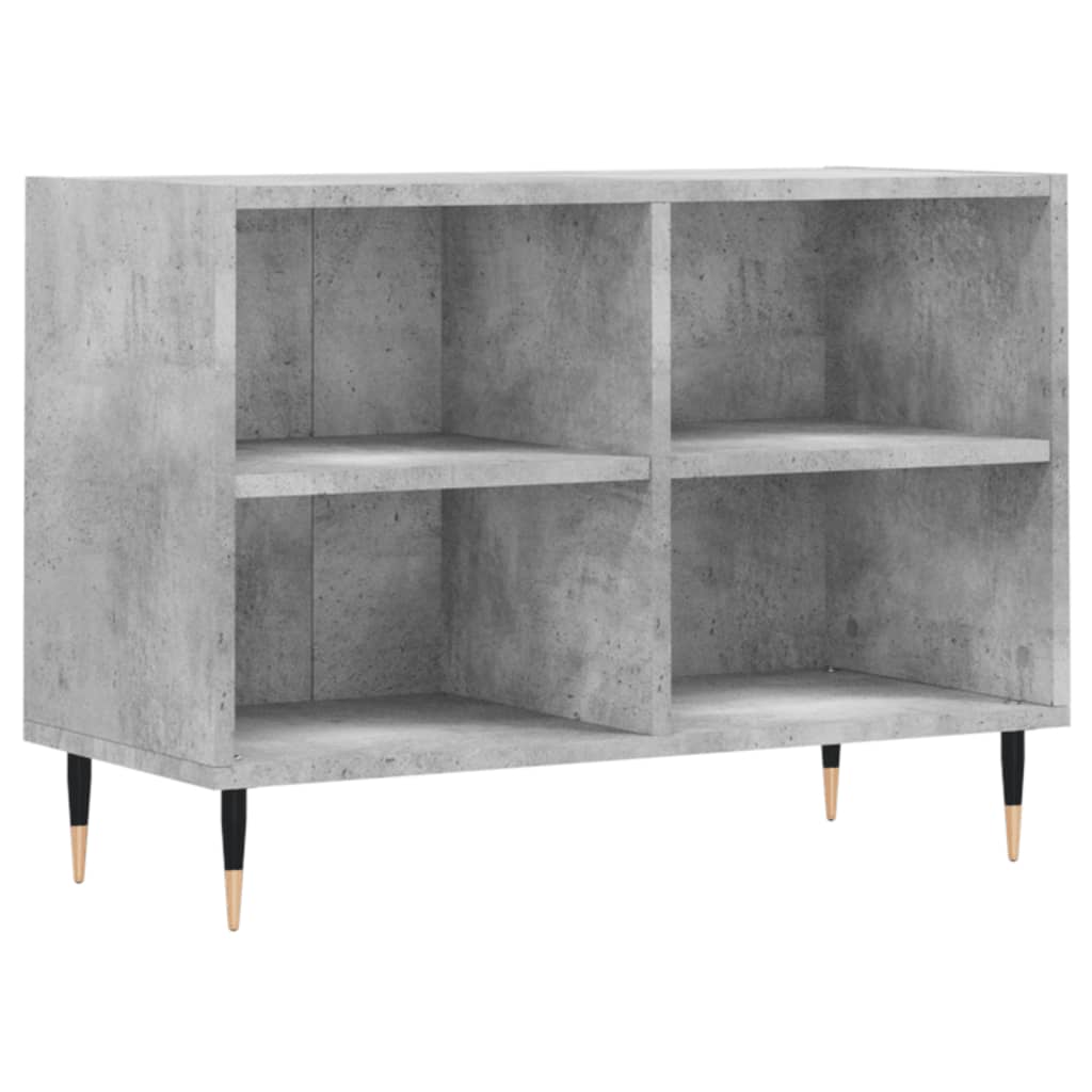 TV-Schrank Betongrau 69,5x30x50 cm Holzwerkstoff