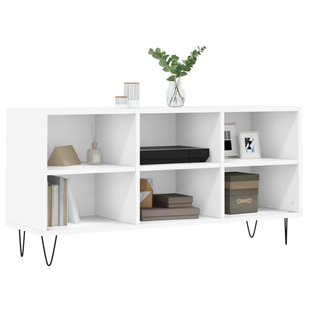 TV-Schrank Weiß 103,5x30x50 cm Holzwerkstoff