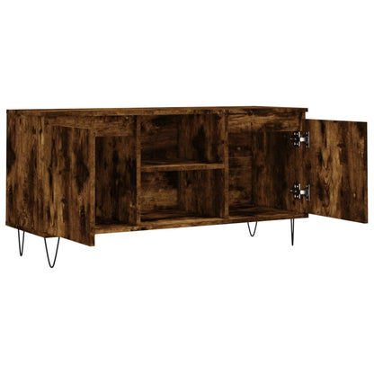 TV-Schrank Räuchereiche 104x35x50 cm Holzwerkstoff