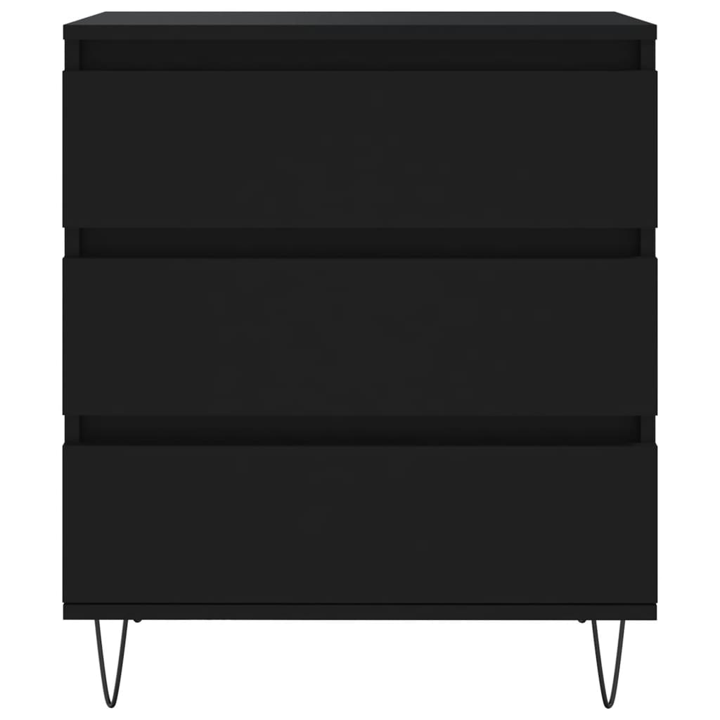 Sideboard Schwarz 60x35x70 cm Holzwerkstoff