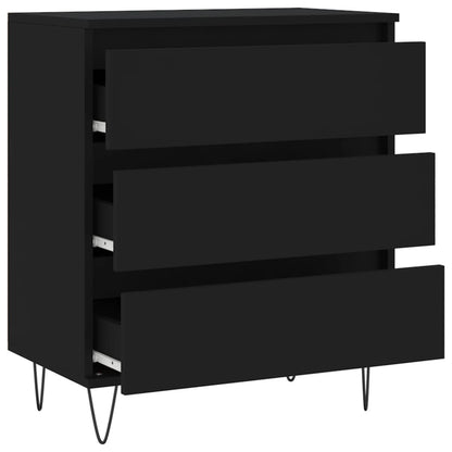 Sideboard Schwarz 60x35x70 cm Holzwerkstoff