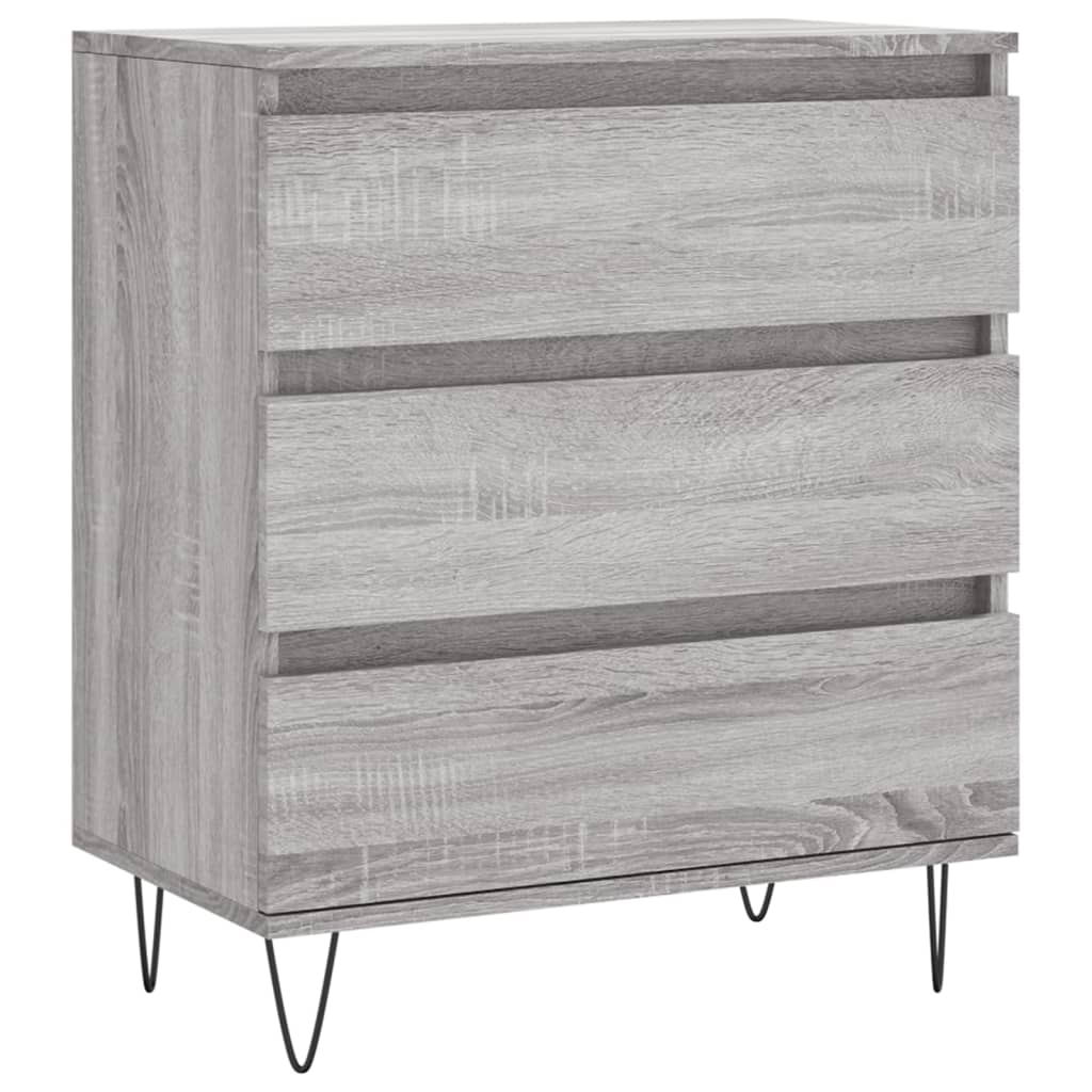 Sideboard Grau Sonoma 60x35x70 cm Holzwerkstoff