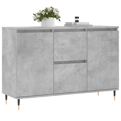 Sideboard Betongrau 101,5x35x70 cm Holzwerkstoff