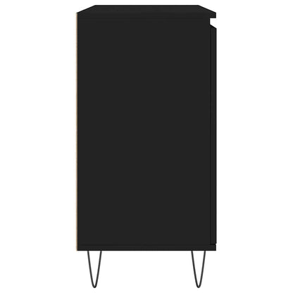 Sideboard Schwarz 101,5x35x70 cm Holzwerkstoff