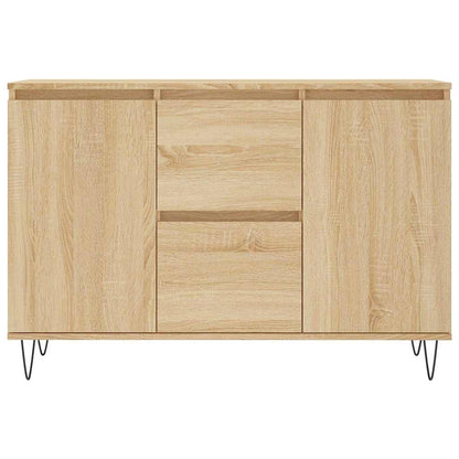 Sideboard Sonoma-Eiche 101,5x35x70 cm Holzwerkstoff