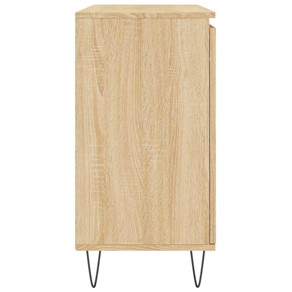 Sideboard Sonoma-Eiche 101,5x35x70 cm Holzwerkstoff