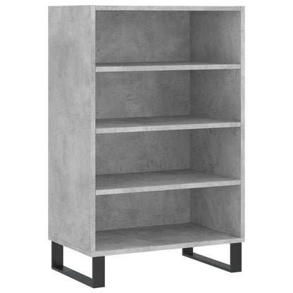 Highboard Betongrau 57x35x90 cm Holzwerkstoff