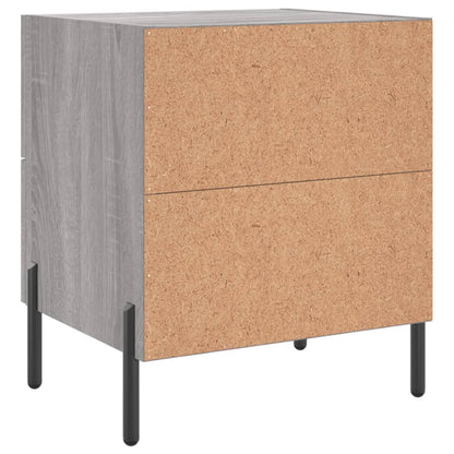 Nachttisch Grau Sonoma 40x35x47,5 cm Holzwerkstoff