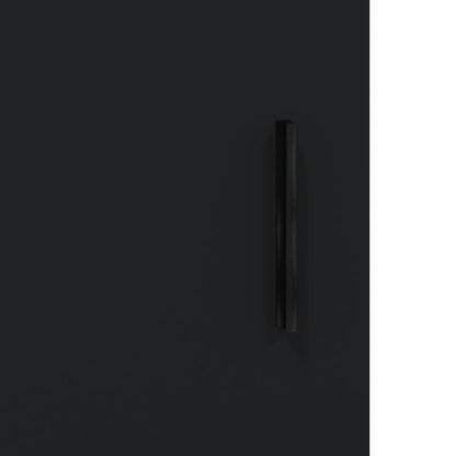 Nachttisch Schwarz 40x40x50 cm Holzwerkstoff