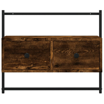TV-Wandschrank Räuchereiche 60,5x30x51 cm Holzwerkstoff