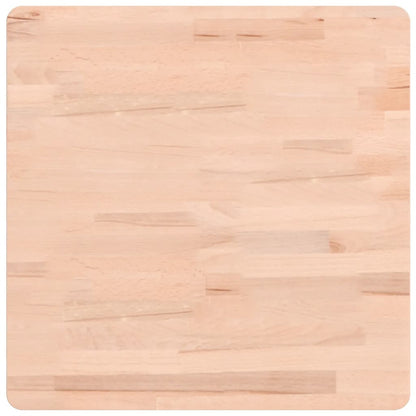 Tischplatte 50x50x1,5 cm Quadratisch Massivholz Buche