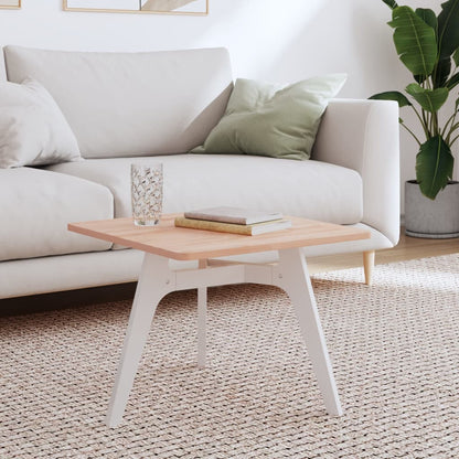 Tischplatte 50x50x1,5 cm Quadratisch Massivholz Buche