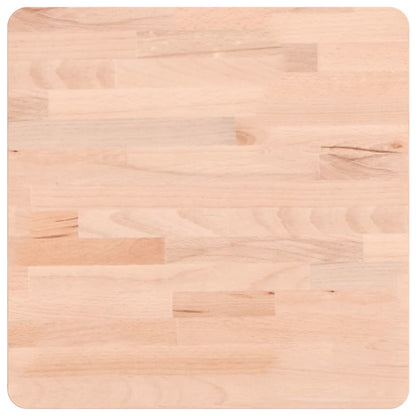 Tischplatte 40x40x2,5 cm Quadratisch Massivholz Buche