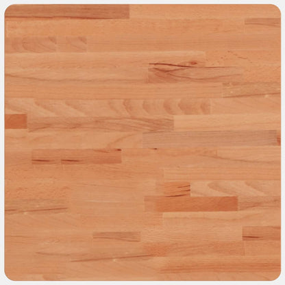 Tischplatte 50x50x1,5 cm Quadratisch Massivholz Buche