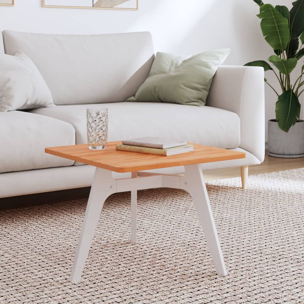 Tischplatte 50x50x1,5 cm Quadratisch Massivholz Buche