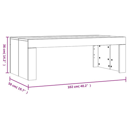 Couchtisch Sonoma-Eiche 102x50x36 cm Holzwerkstoff