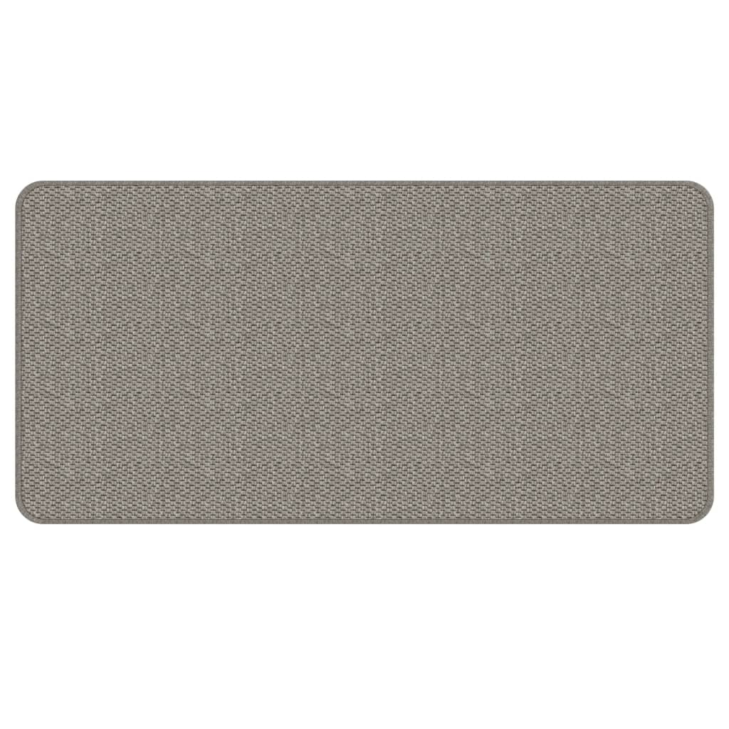 Teppichläufer Sisal-Optik Silbern 50x100 cm