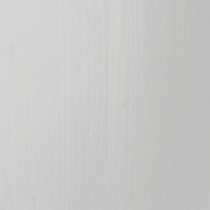 Rollschrank mit Schubladen MOSS Weiß Massivholz Kiefer