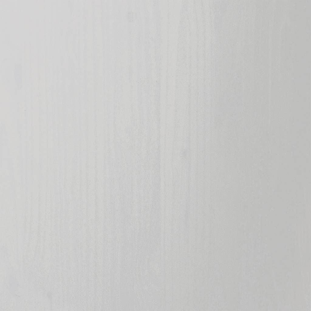 Rollschrank mit Schubladen MOSS Weiß Massivholz Kiefer