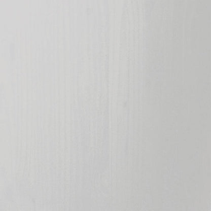 Rollschrank mit Schubladen MOSS Weiß Massivholz Kiefer