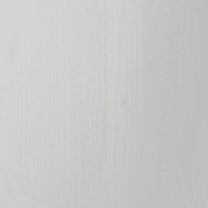 Rollschrank mit Schubladen MOSS Weiß Massivholz Kiefer