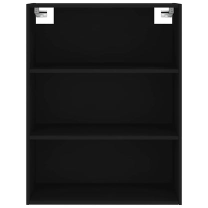 Highboard Schwarz 69,5x34x180 cm Holzwerkstoff