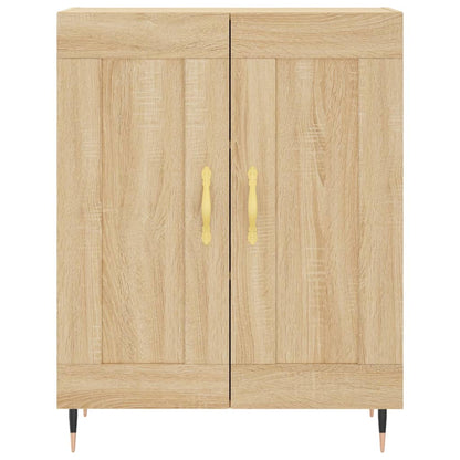 Highboard Sonoma-Eiche 69,5x34x180 cm Holzwerkstoff