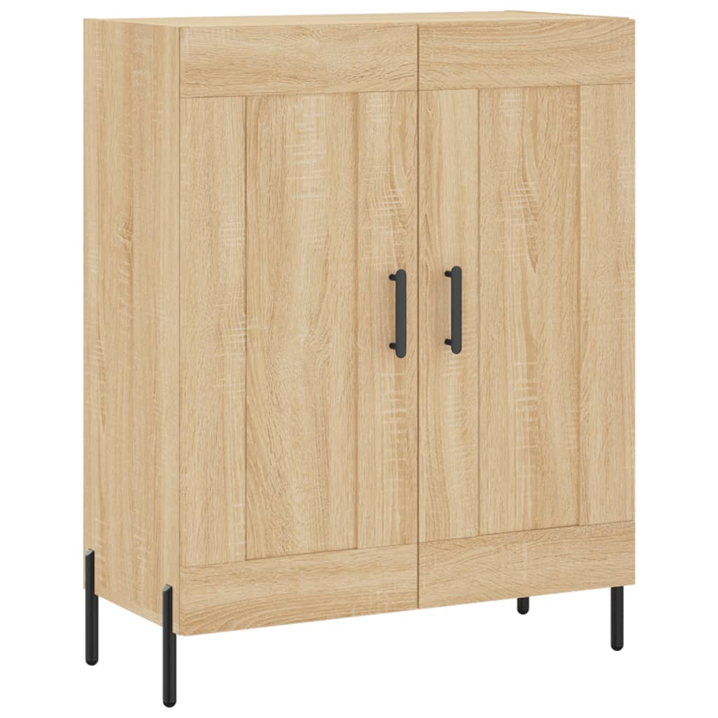 Highboard Sonoma-Eiche 69,5x34x180 cm Holzwerkstoff