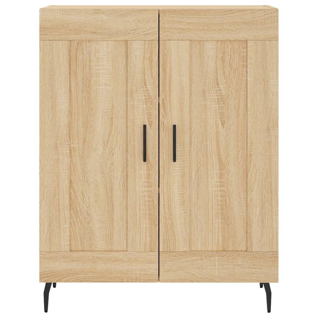Highboard Sonoma-Eiche 69,5x34x180 cm Holzwerkstoff