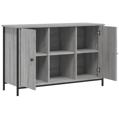 TV-Schrank Grau Sonoma-Eiche 100x35x65 cm Holzwerkstoff