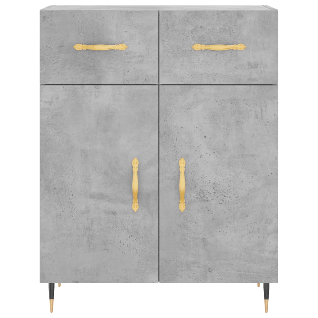 Sideboard Betongrau 69,5x34x90 cm Holzwerkstoff
