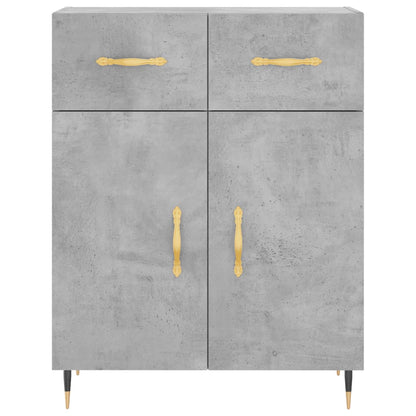 Sideboard Betongrau 69,5x34x90 cm Holzwerkstoff