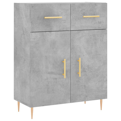 Sideboard Betongrau 69,5x34x90 cm Holzwerkstoff
