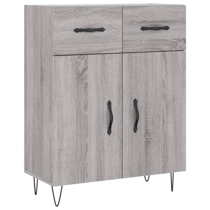 Sideboard Grau Sonoma 69,5x34x90 cm Holzwerkstoff