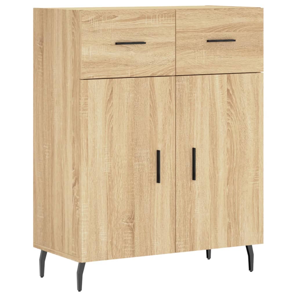 Sideboard Sonoma-Eiche 69,5x34x90 cm Holzwerkstoff