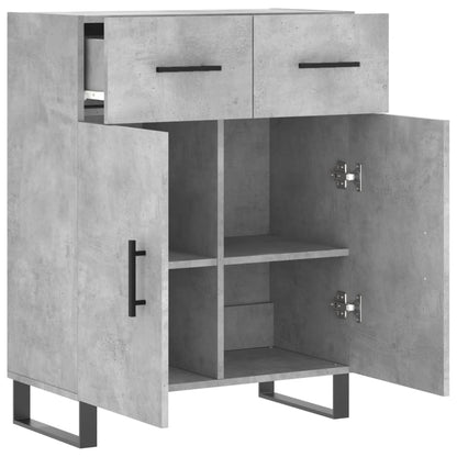 Sideboard Betongrau 69,5x34x90 cm Holzwerkstoff