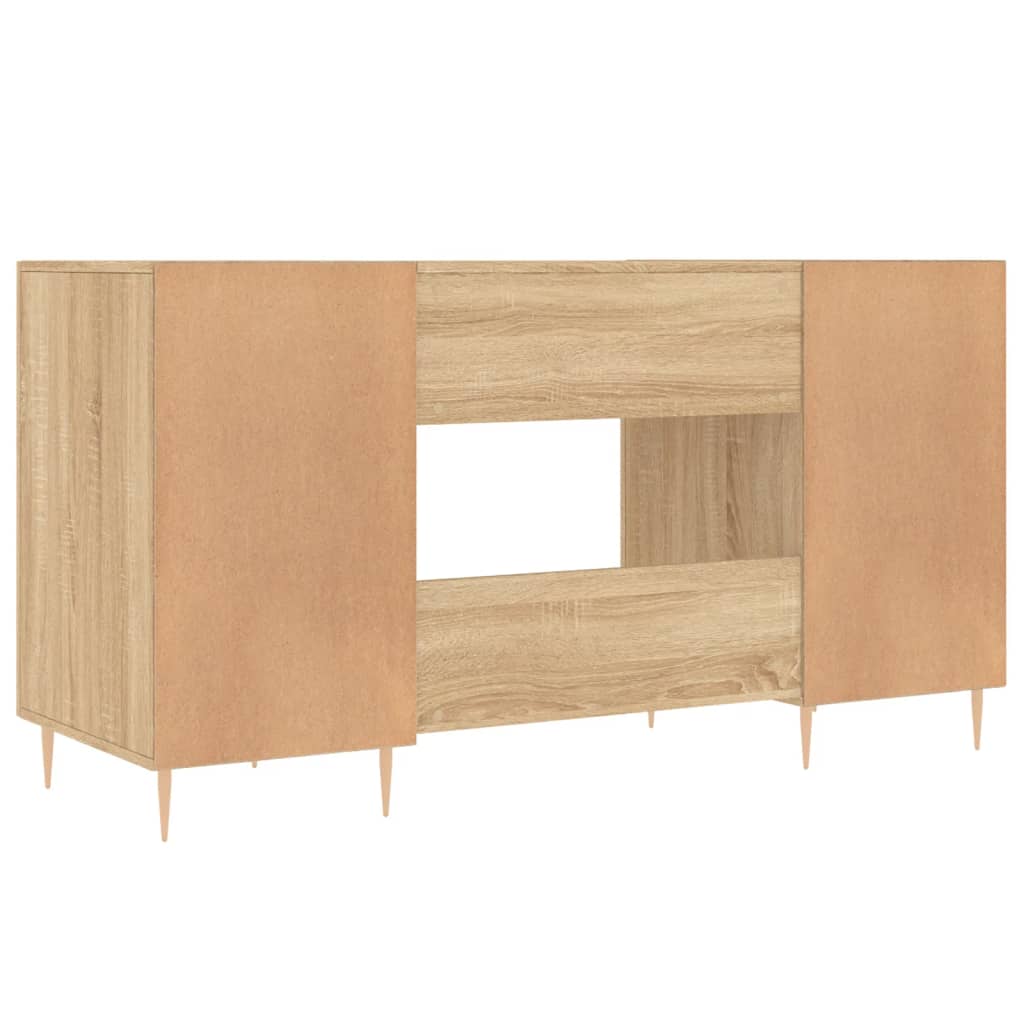 Schreibtisch Sonoma-Eiche 140x50x75 cm Holzwerkstoff