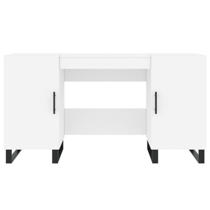 Schreibtisch Weiß 140x50x75 cm Holzwerkstoff