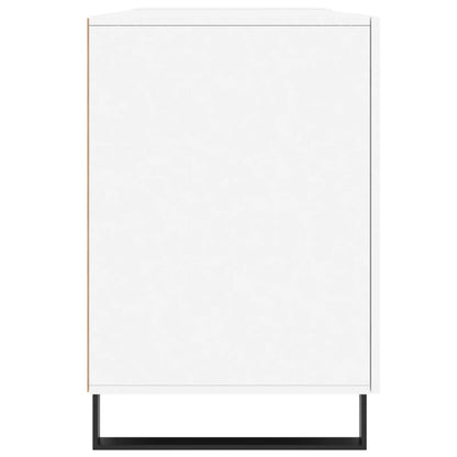 Schreibtisch Weiß 140x50x75 cm Holzwerkstoff