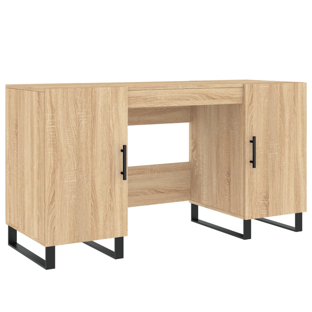 Schreibtisch Sonoma-Eiche 140x50x75 cm Holzwerkstoff
