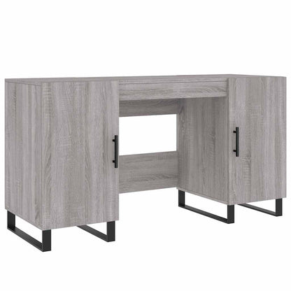 Schreibtisch Grau Sonoma 140x50x75 cm Holzwerkstoff