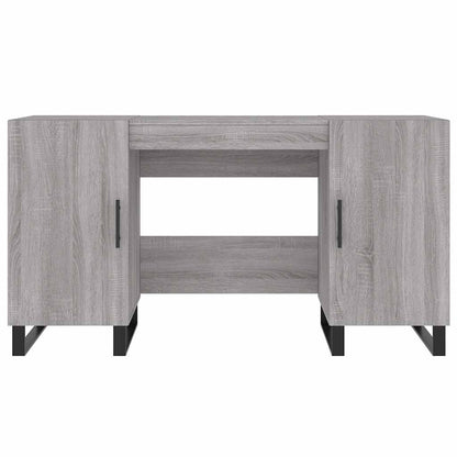 Schreibtisch Grau Sonoma 140x50x75 cm Holzwerkstoff