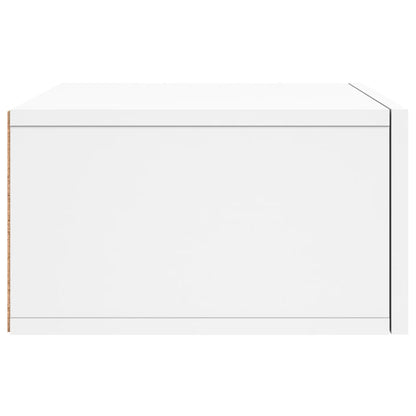 Wand-Nachttisch Weiß 35x35x20 cm
