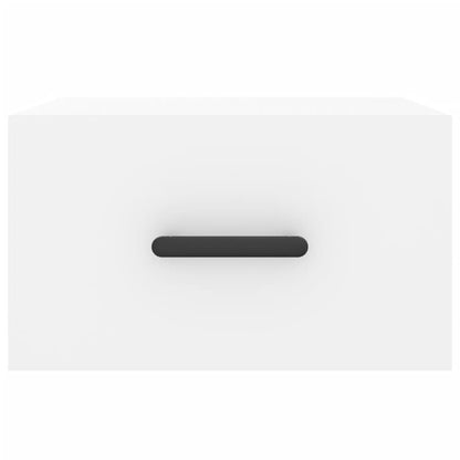 Wand-Nachttische 2 Stk. Weiß 35x35x20 cm