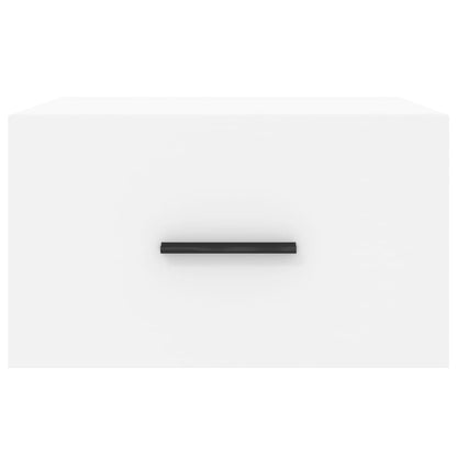 Wand-Nachttische 2 Stk. Weiß 35x35x20 cm