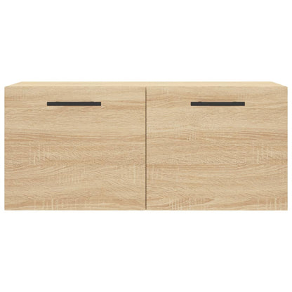 Wandschrank Sonoma-Eiche 80x36,5x35 cm Holzwerkstoff