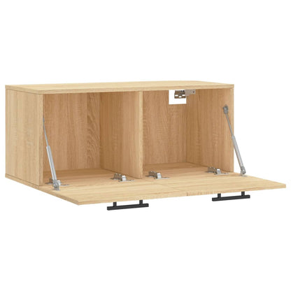 Wandschrank Sonoma-Eiche 80x36,5x35 cm Holzwerkstoff