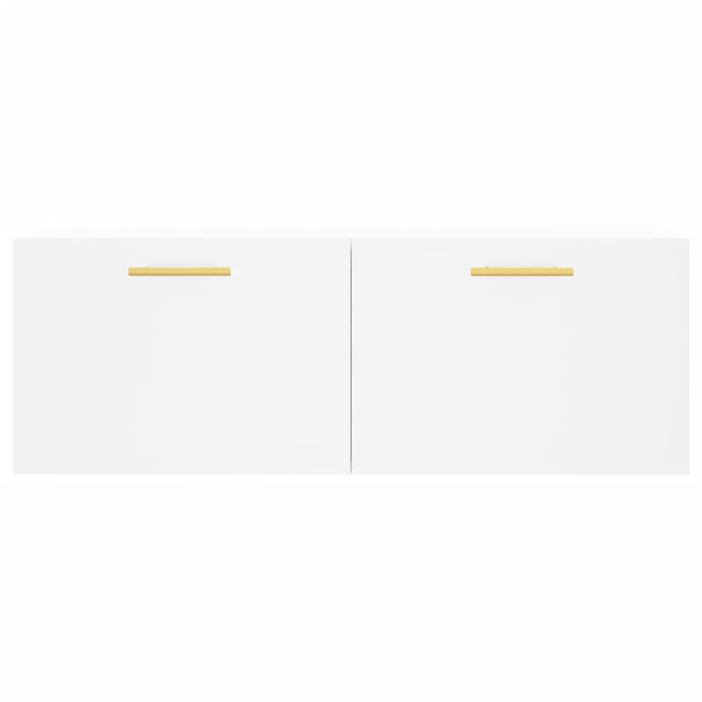 Wandschrank Weiß 100x36,5x35 cm Holzwerkstoff