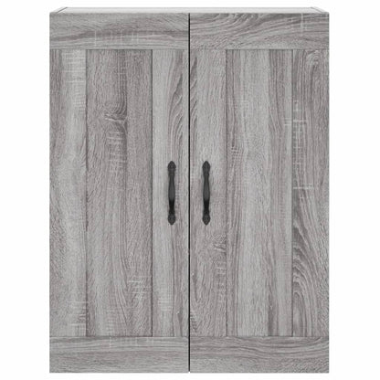 Wandschrank Grau Sonoma 69,5x34x90 cm Holzwerkstoff