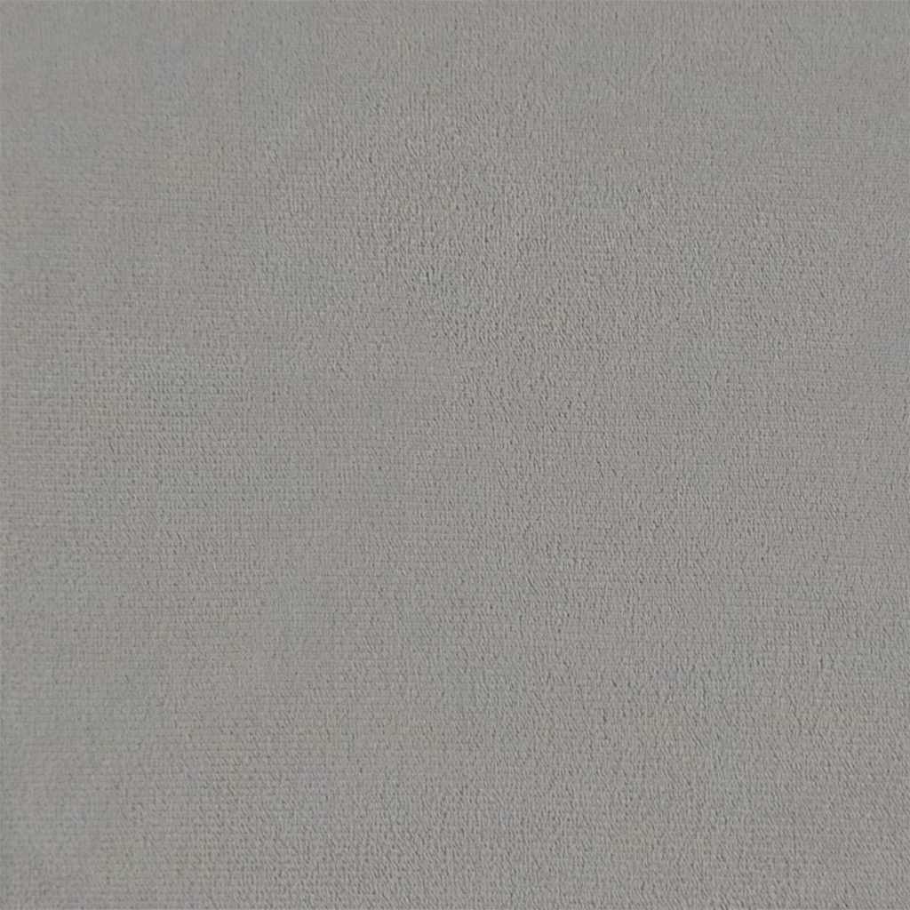 Bodensofa mit Schlaffunktion Hellgrau 122x204x55 cm Samt